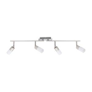 LED-plafondlamp Easy Fix staal - 4 lichtbronnen