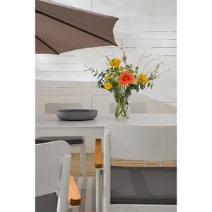 Table de jardin Armoy Aluminium - Blanc