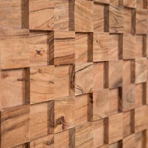 Massief houten bed Boga Bruin - Massief hout - 188 x 88 x 214 cm