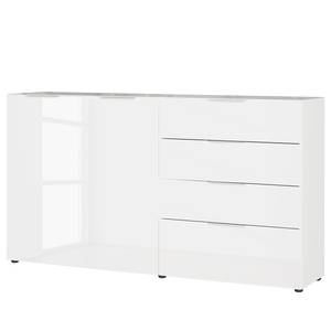 Dressoir Oakland II glas - Wit