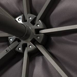 Parasol Roma Aluminium / Polyester - Noir