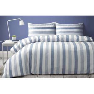 Parure de lit Pina Bleu - 155 x 220 cm + oreiller 80 x 80 cm