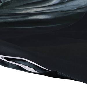 Beddengoed Tropical katoensatijn - zwart/groen - 220x240cm + 2 kussen 65x65cm