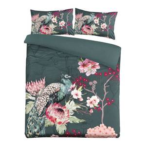 Beddengoed Blossom katoensatijn - meerdere kleuren - 240x240cm + 2 kussen 70x60cm