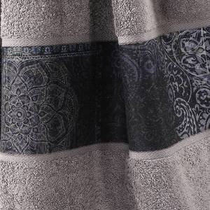 Handdoek Medley katoen - blauw/grijs
