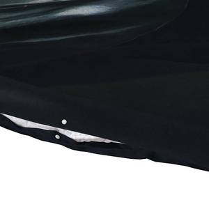 Parure de lit Tropical Coton - Noir / Vert - 240 x 240 cm + 2 oreillers 70 x 60 cm