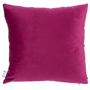 Coussin Paulina II Velours - Rose foncé