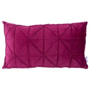 Coussin Paulina II Velours - Rose foncé