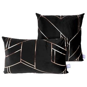 Coussin Prisma I Velours - Noir