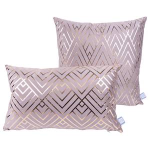 Coussin Prisma II Velours - Taupe