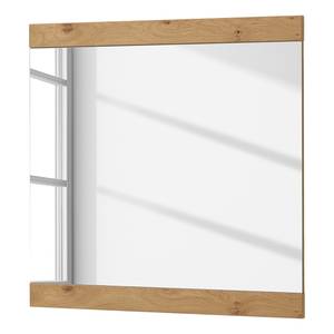 Miroir Levio I Placage en bois véritable - Chêne - Largeur : 84 cm