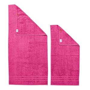 Handtuchset Daily Uni II (4-teilig) Baumwollstoff - Pink