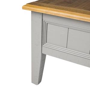 Table basse Lavalle Partiellement en pin massif - Pin / Gris clair