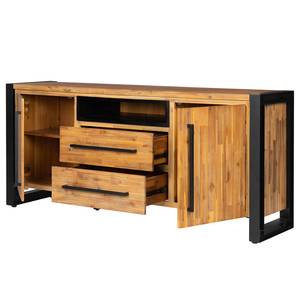 Dressoir Urban Industry I deels massief acaciahout/metaal - acaciahout/zwart