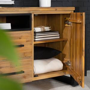 Dressoir Urban Industry I deels massief acaciahout/metaal - acaciahout/zwart