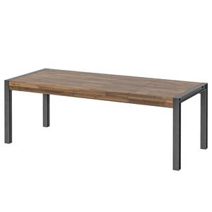 Eettafel Urban Industry massief acaciahout/metaal - acaciahout/zwart