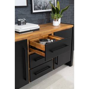 Dressoir Urban Industry IV deels massief acaciahout/metaal - acaciahout/zwart