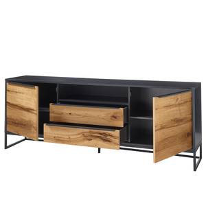 Ensemble meubles TV Barview IV (2 élém.) Placage bois - Chêne / Anthracite