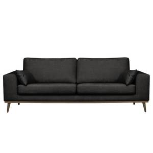 2-Sitzer Sofa BOVLUND Strukturstoff Talta: Schwarz