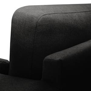 2-Sitzer Sofa BOVLUND Strukturstoff Talta: Schwarz