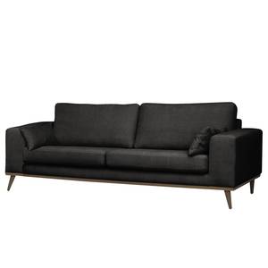 3-Sitzer Sofa BOVLUND Strukturstoff Talta: Schwarz