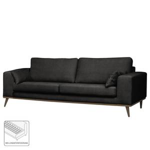 3-Sitzer Sofa BOVLUND Strukturstoff Talta: Schwarz