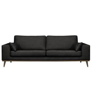 3-Sitzer Sofa BOVLUND Strukturstoff Talta: Schwarz