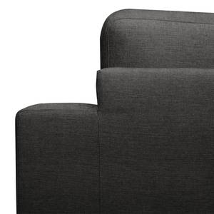 3-Sitzer Sofa BOVLUND Strukturstoff Talta: Schwarz