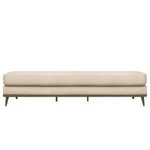 Chaise longue BOVLUND Structuurstof Talta: Crèmekleurig