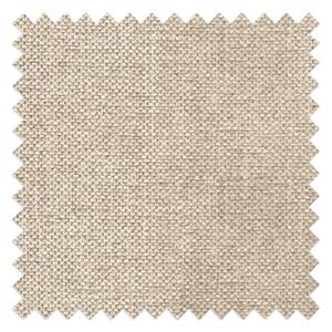 Wohnlandschaft BOVLUND Strukturstoff Talta: Creme - Longchair davorstehend rechts / Ottomane links