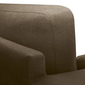 Ecksofa BOVLUND mit Ottomane Strukturstoff Talta: Beige - Ottomane davorstehend rechts