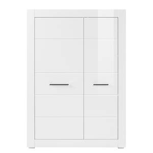 Buffet haut Bricktown III Blanc brillant / Blanc mat