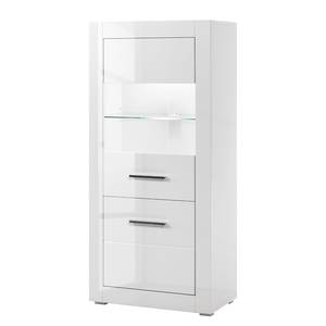 Buffet haut Bricktown II Blanc brillant / Blanc mat