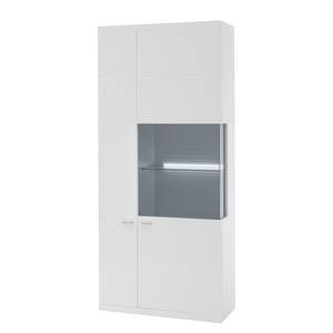 Vitrine Turville II Blanc brillant / Blanc mat