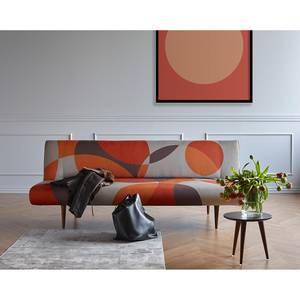 Schlafsofa Unfurl II Webstoff - Webstoff Geo: 688 Grau / Orange