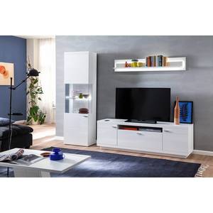 Tv-meubel Turville hoogglans wit/mat wit