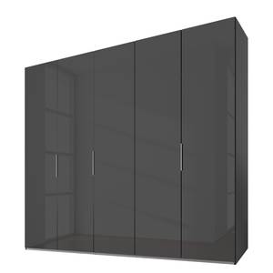Armoire One 210 Graphite / Verre noir - 250 x 216 cm