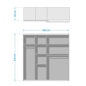 Armoire Bianco Standard Largeur : 200 cm