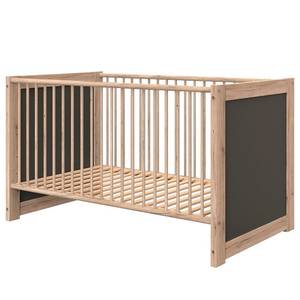 Lit bébé Kiruna Marron - Bois manufacturé - 76 x 83 x 146 cm