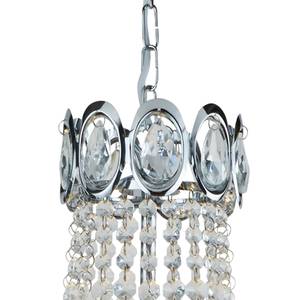 Lustre Louis Philipe Verre / Acier - 6 ampoules