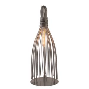 Lampe Caraffe Acier - 1 ampoule - Gris