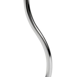 Tischleuchte Sierra Kristallglas / Stahl - 1-flammig - Silber