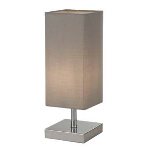 Tafellamp Vals textielmix/staal - 1 lichtbron - Grijs