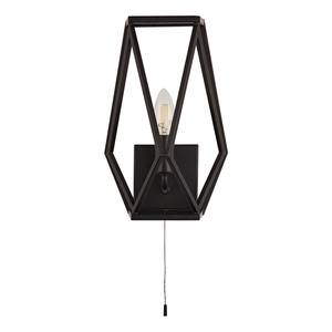 Applique murale Chassis Acier - 1 ampoule - Noir