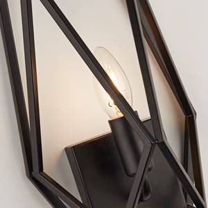 Wandlamp Chassis staal - 1 lichtbron - Zwart