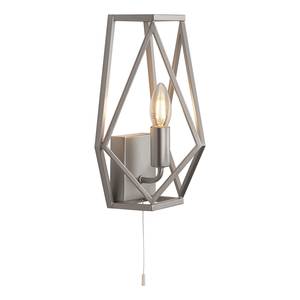 Wandlamp Chassis staal - 1 lichtbron - Zilver