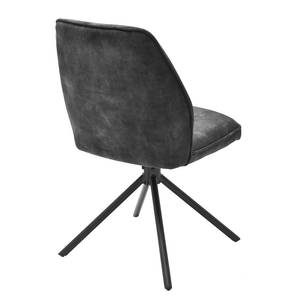 Chaises capitonnées Oaklawn (lot de 2) Anthracite