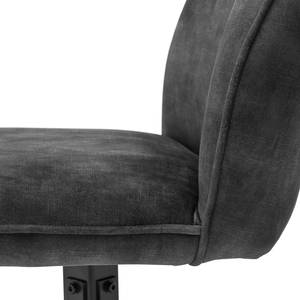 Chaises capitonnées Oaklawn (lot de 2) Anthracite