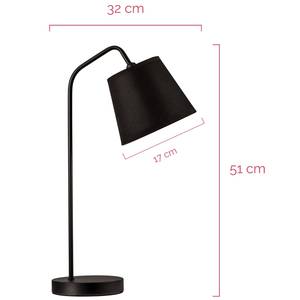 Lampe True Elegance Tissu / Aluminium - 1 ampoule