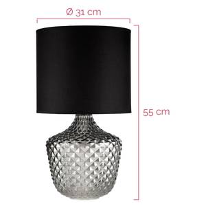 Lampe Brilliant Jewel Tissu / Métal - 1 ampoule